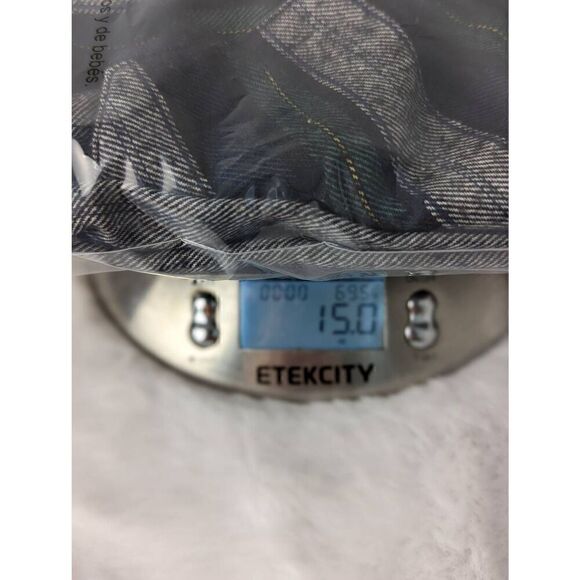 Men's Wrangler Tall Man Western Pearl Snap Flannel Shirt Green Gray 3XT‎ 3X Tall - Picture 8 of 9